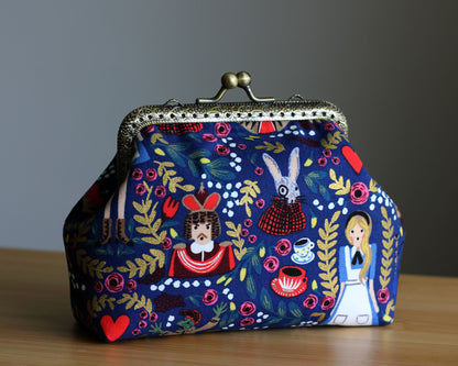 Alice in Wonderland Craft Tool Organizer Pouch