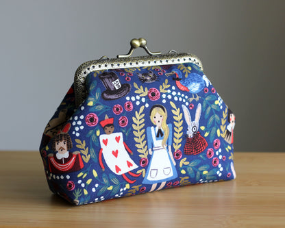 Alice in Wonderland Craft Tool Organizer Pouch