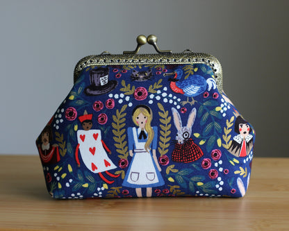 Alice in Wonderland Craft Tool Organizer Pouch