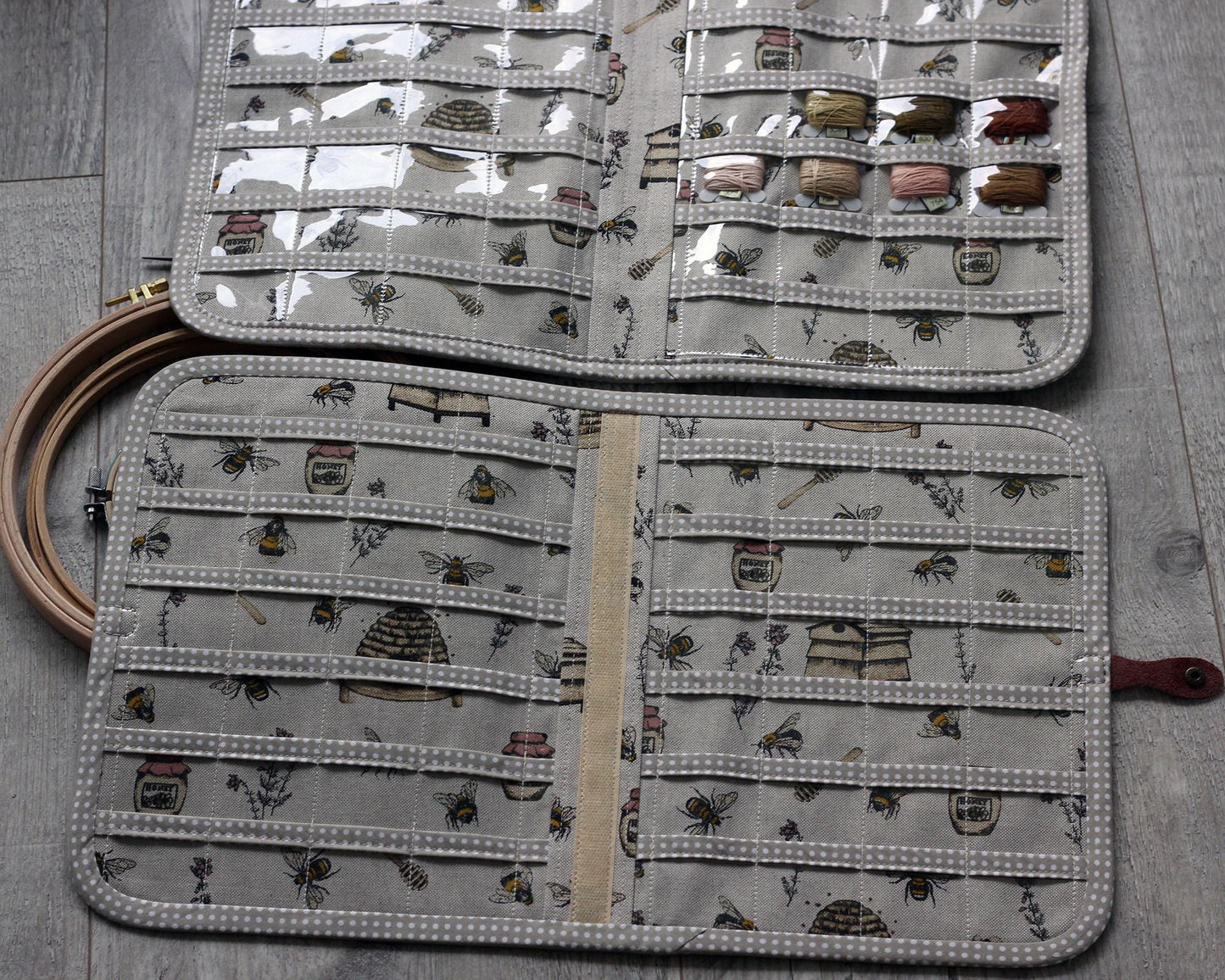 Embroidery Floss Bobbin Portfolio – Thread Storage Binder for Cross Stitch & Embroidery